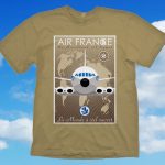 Air France DeHaviland Comet Poster Shirt
