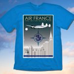 Air France "New York" Poster Shirt
