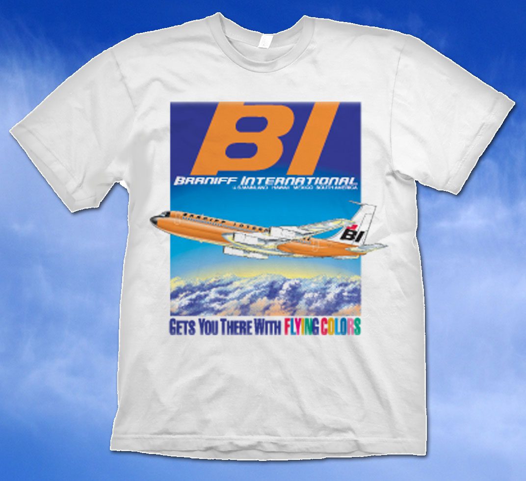 Braniff-720-FRONT-NEW.jpg Braniff B-707-720 "Big Orange" (only XL left, discontinued) - Image 1