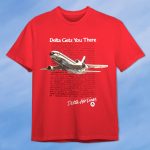 Delta Air Lines 1980's Promo shirt (Red)!