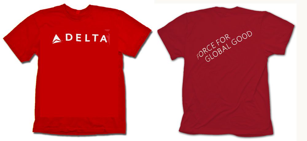 Delta-SS.jpg Delta "Force for Global Good" Shortsleeve T-Shirt - Image 1