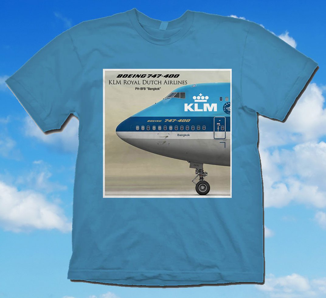 KLM-747-Nose.jpg KLM B-747 Nose Shirt - Image 1