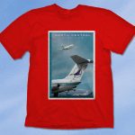North Central Poster Shirt on Red