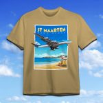 KLM B-747 at St. Maarten!