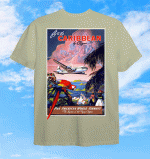 Pan American "Caribbean" DC-4 shirt! (Printed Both Sides) - Image 2