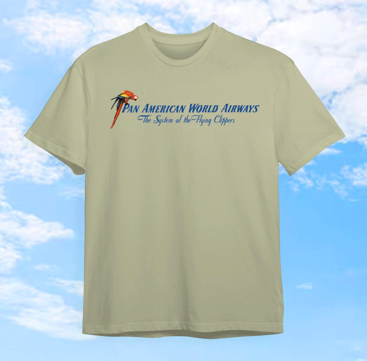 PanAmCaribFront Pan American "Caribbean" DC-4 shirt! (Printed Both Sides) - Image 1