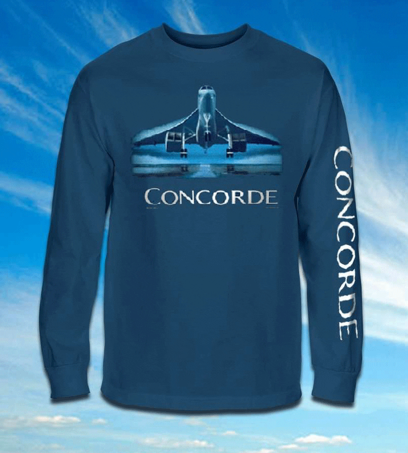 BA-Coocorde-Time-Front British Concorde Longsleeve (Printed Both Sides) - Image 1