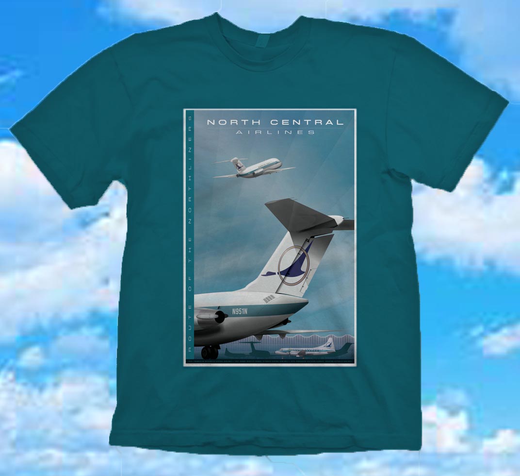 NorthCentralAirport North Central Poster Shirt - Image 1