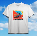 Qantas 747-400 "Wanula Dreaming" (Printed Both Sides) Size XL only!