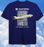 Eastern “WhisperJet” Pocket Shirt on Navy (printed both sides) - Image 3
